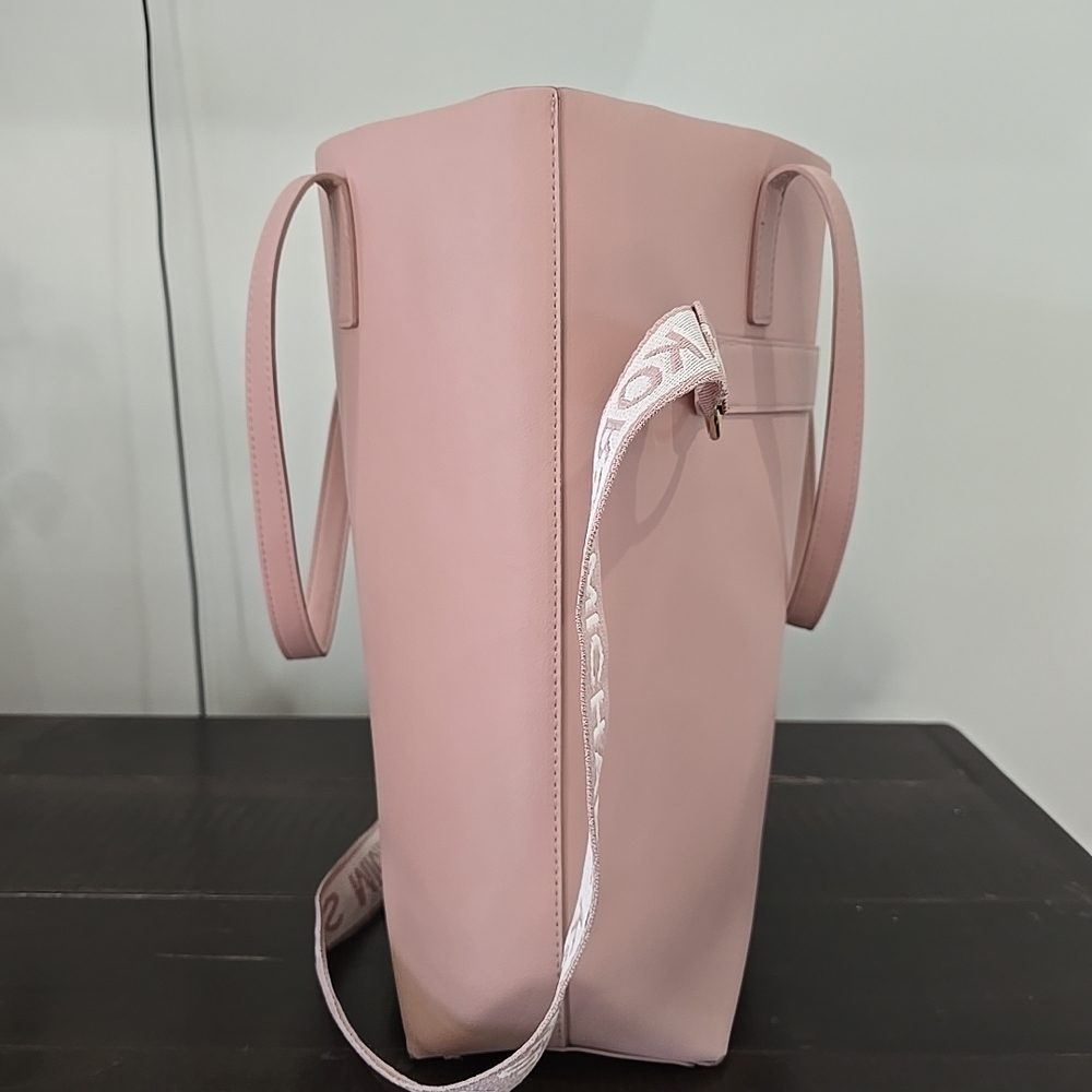 Michael Kors Pink Tote Bag with Logo Strap - Picture 2 of 15